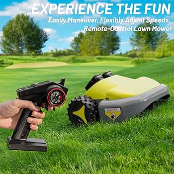 Amazon.co.jp: ZIPmow リモコン芝刈り機、バッテリー駆動式RC芝